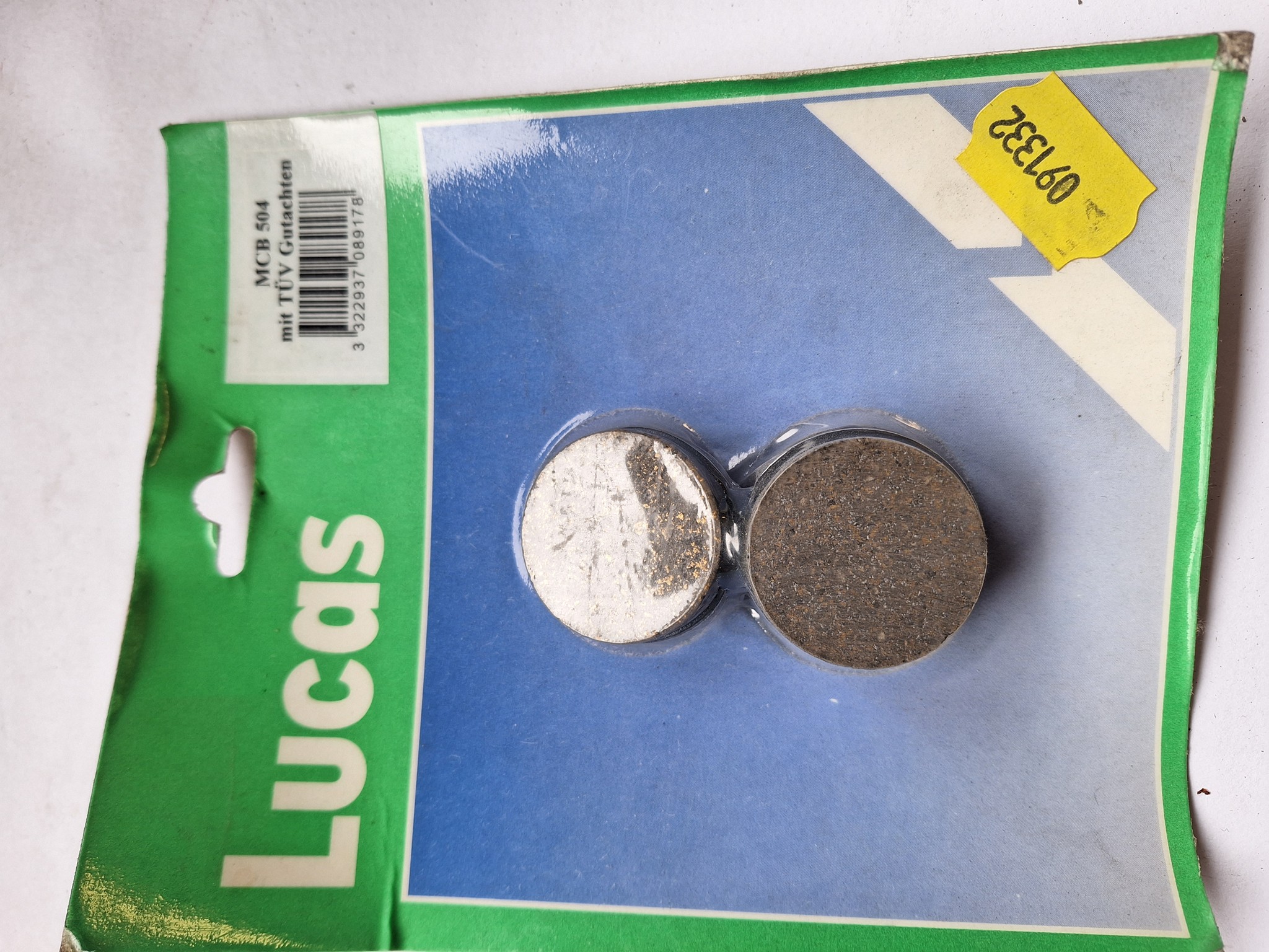 Picture of Lucas TRW  BREMSBELÄGE VO MCB 504 